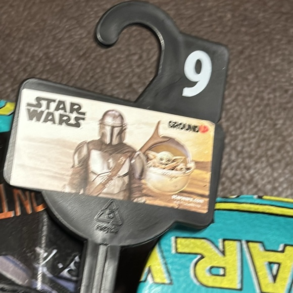 NEW NWT! Size 9 Star Wars slides - Yoda - Grogu - new with tags! - Picture 7 of 7